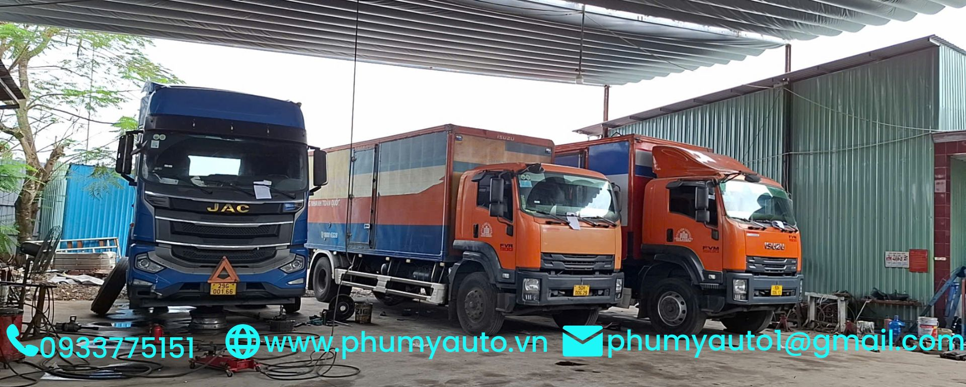 DV SỬA Ô TÔ TẢI GIÁ TỐT