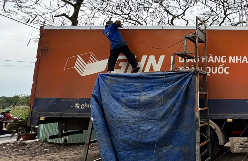 SỬA THÙNG XE TẢI ISUZU GIÁ TỐT